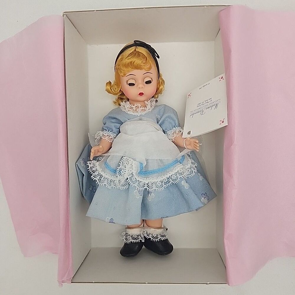 Doll Madame Alexander Alice In Wonderland 79790 8" Blond Original Box NEW